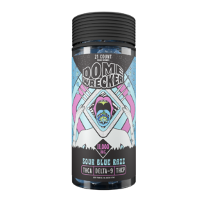Dome Wrecker – Sour Blue Razz D9 gummies